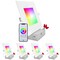 Luxrite 6 Inch Square Smart LED Recessed Lights RGBW Wifi App and Voice 13W 1000LM No Hub Required, 4PK LR22748-4PK - alternate 1